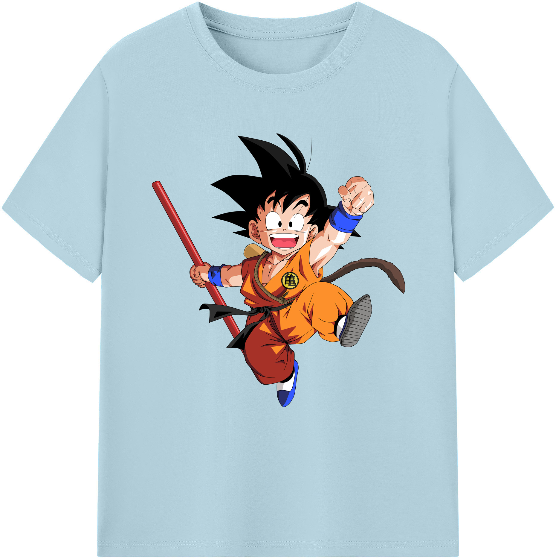 （画像用） ドラゴンボール 孫悟空（そん ごくう）Son Goku カカロット DRAGON BALL Kakarotto 綿100％半袖Tシャツ（フロントプリント）